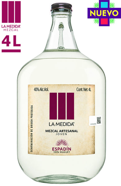 Meskalis La Medida Mezcal Espadin Joven 4 L Grande Tekilos Ambasada Lietuva