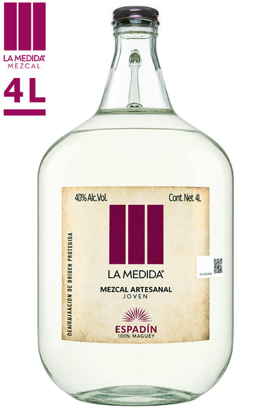 Meskalis La Medida Mezcal Espadin Joven 4 L Grande Tekilos Ambasada Lietuva