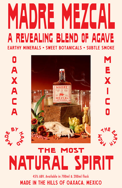 Meskalis Madre Mezcal Ensamble Espadin Cuishe Joven Flask 200 ml tequilaonline.lt