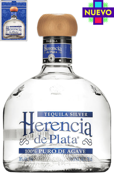 herencia de plata blanco silver tekila dėžutė  tequilaonline.lt