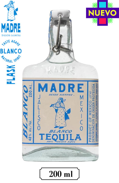 Tekila Madre Tequila Blanco 48% Flask 200 ml Tekilos Ambasada