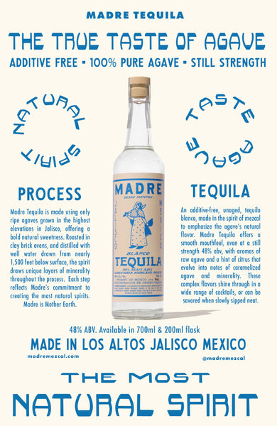 Tekila Madre Tequila Blanco Tekilos Ambasada Lithuania