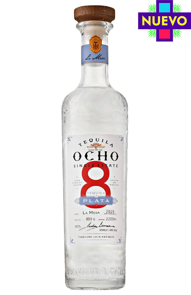 Tequila Ocho Plata La Mesa 2025 Tekilos ambasada